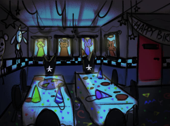 Conceptual art for undisclosed FNaF project Conceptual art for undisclosed FNaF project